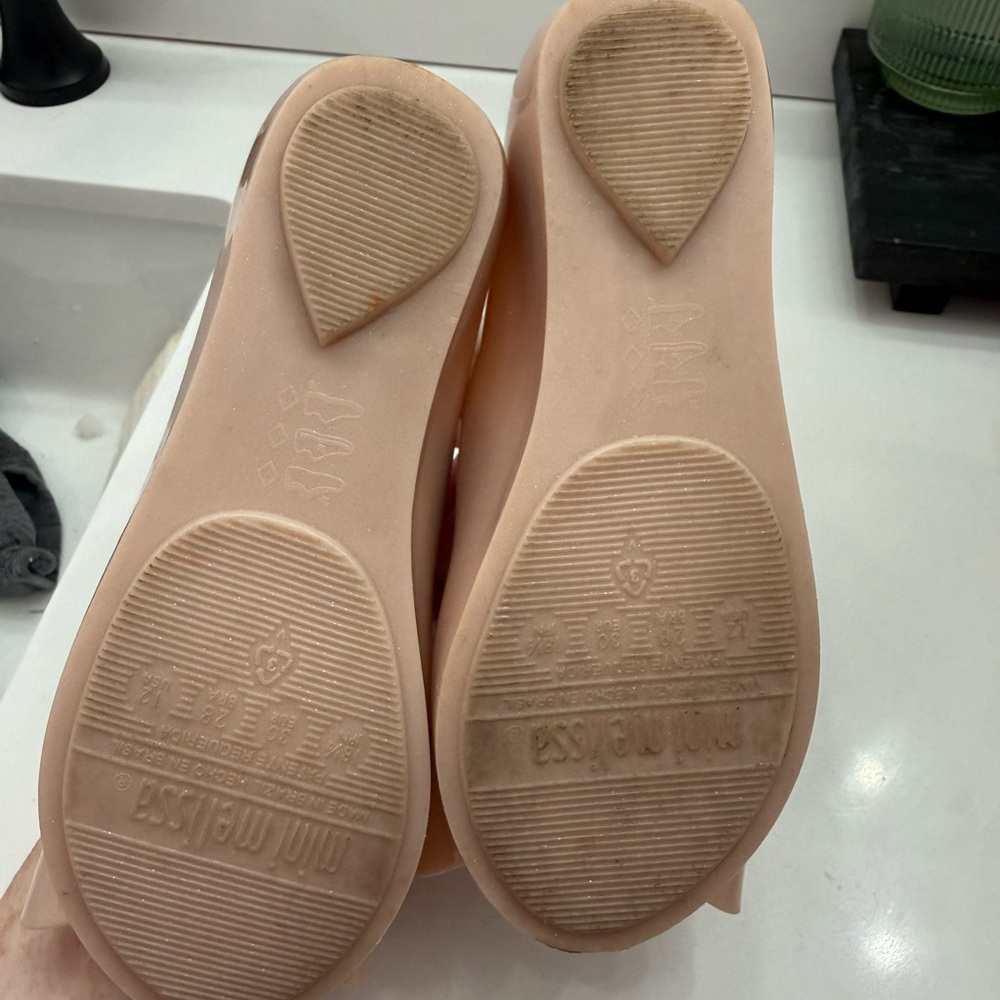 Mini Melissa Kids Peach Star Dress Shoes - Picture 4 of 4